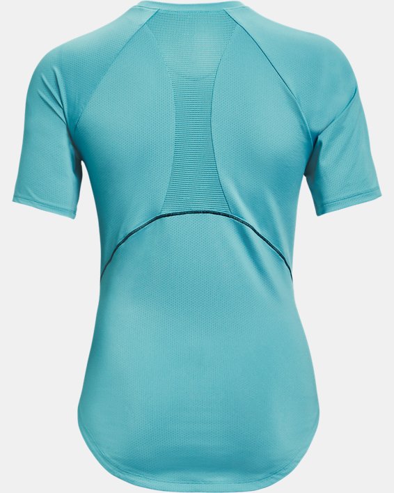 Women's UA CoolSwitch Short Sleeve, Blue, pdpMainDesktop image number 5